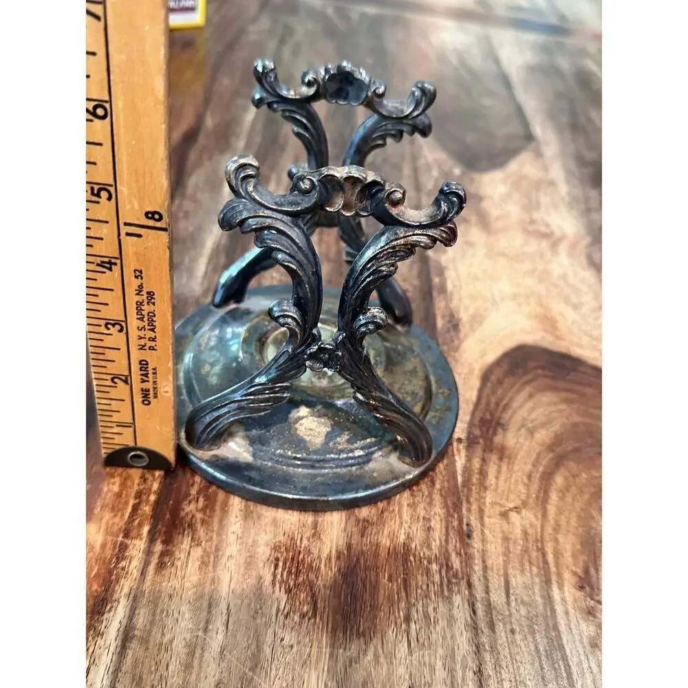 Vintage Silver Plate Carafe Coffee Tea Holder Stand
